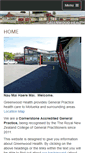 Mobile Screenshot of greenwoodhealth.org.nz