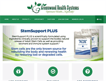 Tablet Screenshot of greenwoodhealth.net
